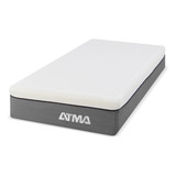 Atma Smooth Top 1 1/2 Plazas Blanco 190x105cm