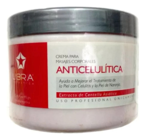 Crema Masajes Anticelulíca X 490gr Libra