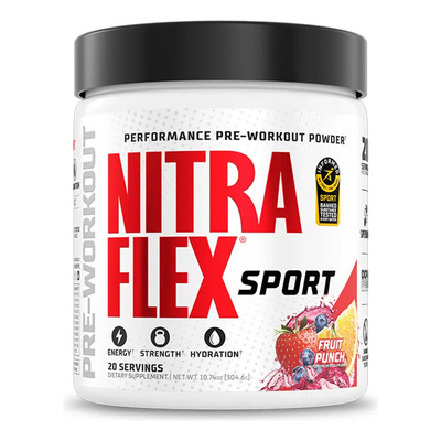 Pre Entreno Gat Nitraflex Extreme Sport 20 Serv 300 Gr Sabor Fruit Punch | Meses sin interés