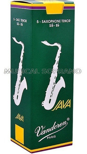 Palhetas Vandoren Java P/ Sax Tenor (caixa Com 5) - N° 2,5 