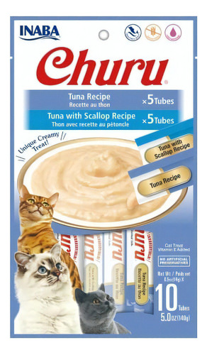 Churu Snack Gato Bolsa - 10 Und - Unidad a $34000