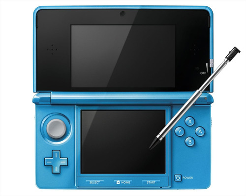 Nintendo 3ds Standard Cor  Aqua Blue Semi Usado