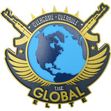 Placa Csgo Global Elite Counter Strike Mdf Camadas 59cm