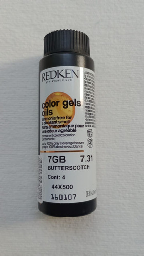  Colors Gels Oils, 60 Ml (libre De Amoniaco). Redken Tono 7 Gb