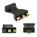 Adaptadores De Áudio De Vídeo Hdmi Para 3 Rgb Rca Banhados A