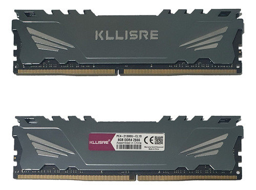 Kit Memória Kllisre 16gb (2x8gb) Ddr4 2666mhz