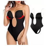 Brasier Bodysuit Escote Profundo U-plunge Sin Espalda