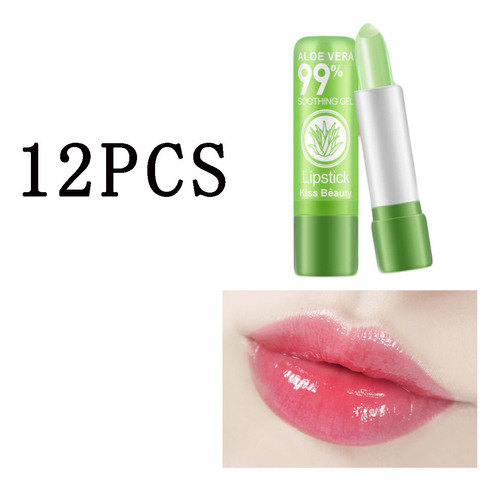 12 Bálsamo Labial Extra-hidratante De Aloe Vera