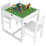 Juego De Mesa De Actividades Niños 2 1 Y 2 Sillas Comp...