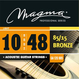 Encordado Magma Ga120b85 Guitarra Acustica 010 Bronce