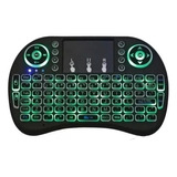 Kit 10 Mini Teclado Keyboard Sem Fio Wireless Iluminado Luz 