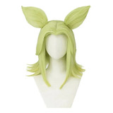 Peruca De Cosplay Zeri Spark Of Zaun Zeri Feminina, Verde