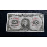 Colombia 2 Pesos Oro De 1942