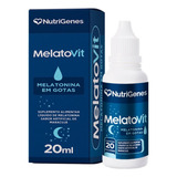 Melatovit Melatonina Em Gotas Líquida 20ml Nutrigenes Sabor Maracujá