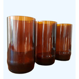 Vasos De Botellas De Vidrio Artesanales. Pack X 8 Vasos