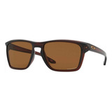 Óculos De Sol Oakley Sylas Standard Armação De O Matter Cor Polished Rootbeer, Lente Bronze De Plutonite Prizm, Haste Polished Rootbeer De O Matter - Oo9448