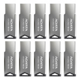 Kit 10 Memoria Usb 16gb Adata Uv250 Auv250-16g-rbk 2.0 