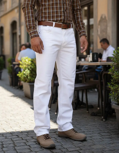 Pantalón De Mezclilla Recto Vaquero John Silver Tela 14onzs. | Envío gratis