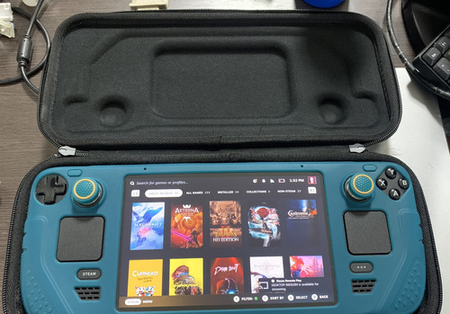 Vendo Steam Deck 1tb Com Case E Carregador Originais, Película, Capa De Silicone E Case Secundária