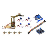 Kit Brazo Robótico Acrílico V2 Compatible Con Arduino