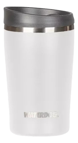 Vaso Termico Waterdog American Acero Inox 380ml Blanco Liso