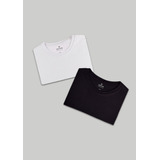 Kit Com 2 Camisetas Femininas Básicas Hering 