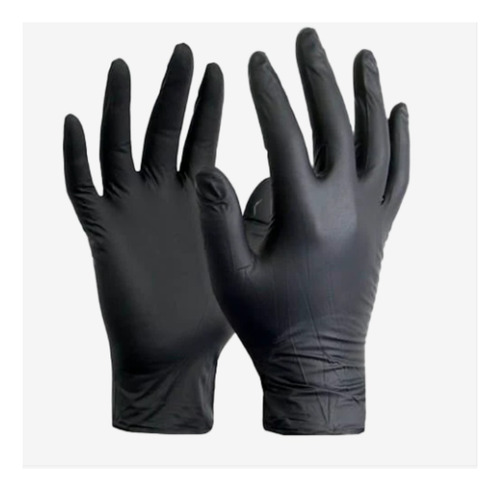 Guantes Negros Nitrilo