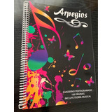 Cuaderno Pentagramado Arpegios - Teoría Musical / A4 Espiral