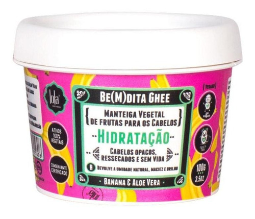 Lola Cosmetics Ghee Hidratante De Banana Y Aloe Vera