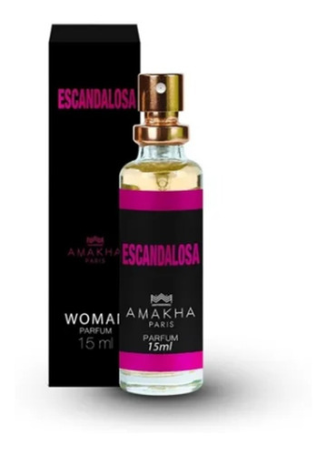 Perfume Feminino Escandalosa Amakha Paris 15ml P Bolso Bolsa