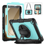 Mica+funda Para Samsung Tab A9 Plus 11''2023 Protector Azul