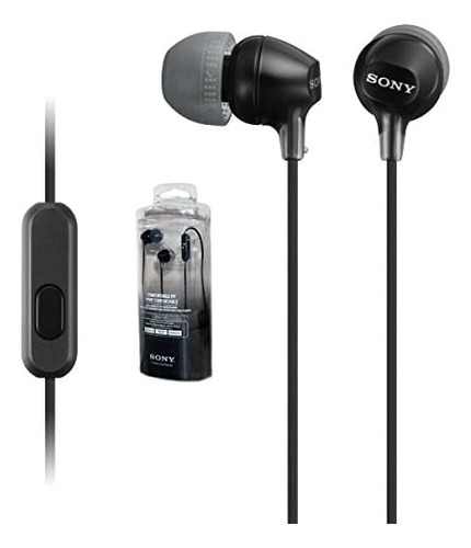 Nuevos Auriculares Estéreo Sony Mdr-ex15ap Negros Con Y A Al
