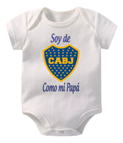 Body Bebe, Personalizados, Equipos De Futbol, Boca Juniors.