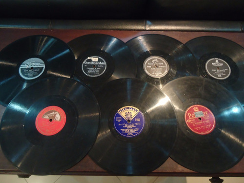 Lote Com 30 Discos 78 Rpm Para Gramofones E Victrolas.