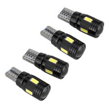 4 Bombillas Led Canbus T10 5730 6smd Para Coche, Sin Errores