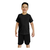 Camiseta + Bermuda Conjuntinho Infantil Calor Verão Praia Nf