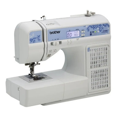 Máquina De Coser Recta Brother Cs7205 Portable Blanca Color Blanco | Meses sin interés