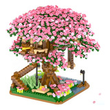 Diy Decorativo Cerezo En Flor Puzzle Árbol Modelo Set Regalo