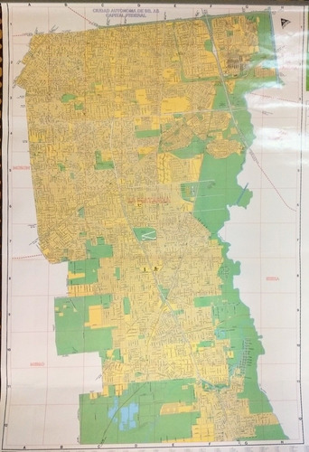 Mapa La Matanza Buenos Aires Laminado Varillado 