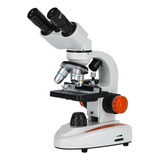 Microscopio Biológico Binocular 40x-2000x For Regalo De