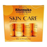 Kit Completo Skin Care Facial Anti Idade 4 Peças - Rhenuks