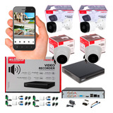 Camaras De Seguridad Con Audio Dvr 1080p + 4 Camara 1080p