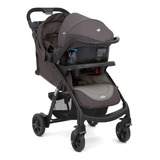 Cochecito De Paseo Joie Muze Travel System Dark Pewter Con Chasis Color Negro