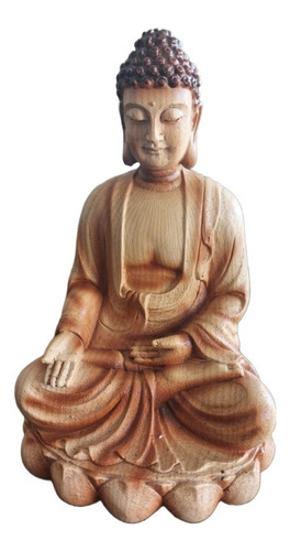 Buda Simil Madera 19 Cm