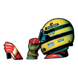 Adesivo Lateral Vidro Caminhão Carro Decorativo Senna