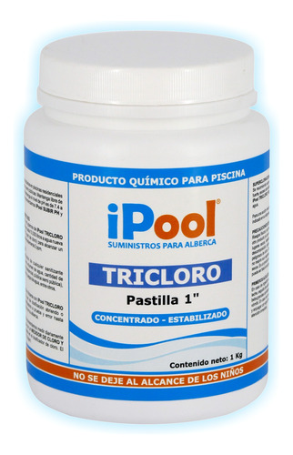 Cloro Para Albercas Intex, Bestway . 1 Kg Tricloro Pastilla