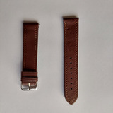Malla Reloj Smartwatch 20mm Cuero Marron Para Samsung Xiaomi