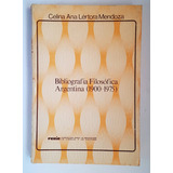 Bibliografía Filosófica Argentina (1900-1975), Lertora Mendo