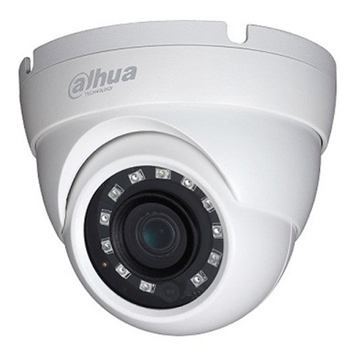 Dahua Cámara Domo Hdw1200m28 Resolución 1080p Ir Inteligente De Hasta 30 Mts Lente De 2.8mm Formatos Múltiples De Video Protección Ip67 Metálica Blanca