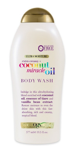 Body Wash Ogx - Humectante Aceite De Coco - 577 Ml